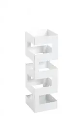 Produktbild: HAKU Möbel Schirmständer weiß, Metall - Maße: B 16 cm x H 48 cm x T 16 cm, Style: Modern