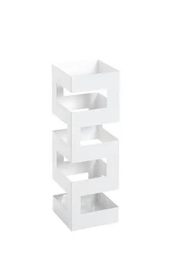Produktbild: HAKU Möbel Schirmständer weiß, Metall - Maße: B 16 cm x H 48 cm x T 16 cm, Style: Modern