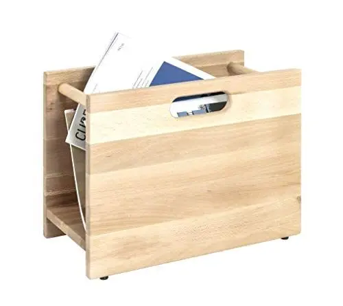 Produktbild: HAKU Möbel Zeitungsständer buche gedämpft, Massivholz - Maße: B 40 cm x H 30 cm x T 21 cm, Style: Modern