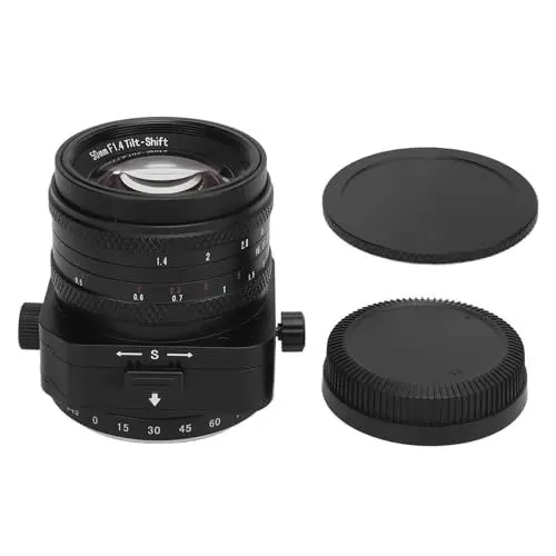 Produktbild: Halbrahmen-Objektiv mit Manueller Fokussierung, 50 Mm F1,4, Große Blende, Neigbares Porträtobjektiv für FX-Mount-Kamera X A3 X A5 X A7 X M1 X M2