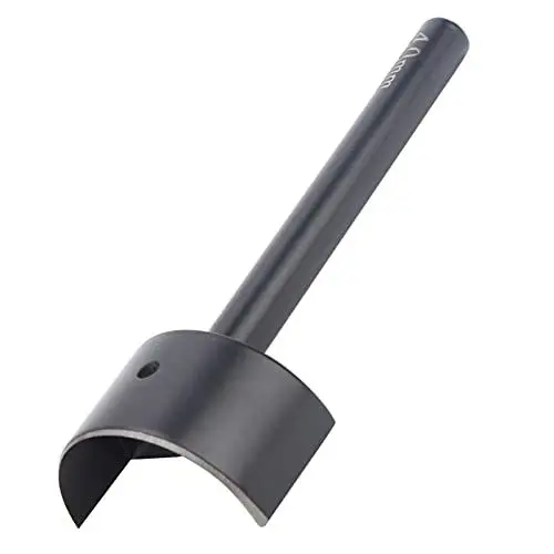 Produktbild: Halbrunder Stanzschneider, Scharfkantiger Werkzeugstahl-Lederstanzer mit Rutschfestem Griff, für Lederhandwerk, Handarbeitsprojekte (Φ40mm)