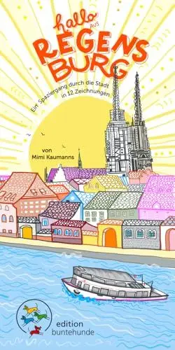 Produktbild: Hallo aus Regensburg: Ein Spaziergang durch die Stadt in 12 Zeichnungen
