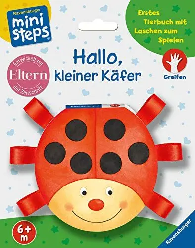 Produktbild: Hallo, kleiner Käfer: Ab 6 Monaten: Erstes Tierbuch mit Laschen zum Spielen (ministeps Bücher)