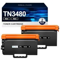 Produktbild: HALLOLUX TN3480 TN3430 Toner Kompatible für Brother TN-3430 TN-3480 TN 3480 3430 Toner für MFC-L5750DW MFC-L5700DW HL-L5100DN HL-L5200DW HL-L5000D HL-L6400DW MFC L5750DW HL L5100DN (2 Schwarz)