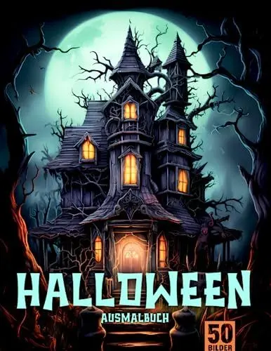 Produktbild: Halloween Ausmalbuch für Erwachsene: Entfliehe dem Stress mit dem Halloween Malbuch für Erwachsene