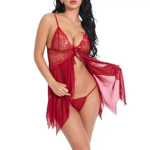 Produktbild: Halloween Damen Netz Leggings Schwarz Höschen Für Frauen Snow White Costume Frauen Dessous Für Sex Sexy Kleid Damen Erotisch Kleid Rot Kariert Unterwäsche Damen Sexy Dessous
