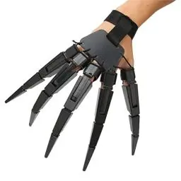 Produktbild: Halloween Gelenk Finger, Halloween Cosplay Zubehör, schwarz linker Hand lustiges Spielzeug, Horror Finger Extension Party Supplies Cosplay Requisiten(02)