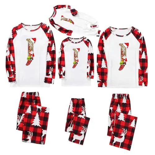 Produktbild: Halloween Kostüm Kinder Partner Pullover Kinder Schlafanzug Mädchen Pyjama Pärchen Set 2Teiler Sommer Damen Festival Zweiteiler Damen Fleece Schlafanzug Pjama Set Für Herren Schlafanzughose Damen Lang