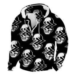 Produktbild: Halloween Pyjama Hoodie Herren 8Xl Übergröße Sun Hoodie Herren Arbeitspullover Herren Langarm Shirts Herren Herren-Sweatshirt Pullover Herren Zipper Hoodie Herren Schwarz Hoodie Jungen Strickpullover