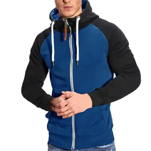Produktbild: Halloween Pyjama Hoodie Herren Japan Style Motorrad Hoodie Mit Protektoren Pullover Mä Laufshirt Herren Langarm Kaputzensweatjacke Männer Pullover Kragen Zwillingsherz Hoodie Motiv lässiges Shirt