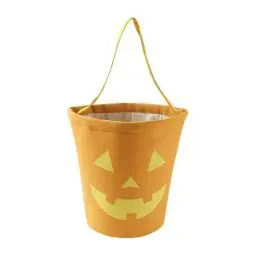 Produktbild: Halloween Tüten Für Süßigkeiten,Halloween Accessoires Halloween Geschenktüten Halloween Süßigkeit Süßes Taschen Mit Griffen Für Trick or Treat Innovativer Süßigkeiten Eimer Mitgebsel Partyzubehör
