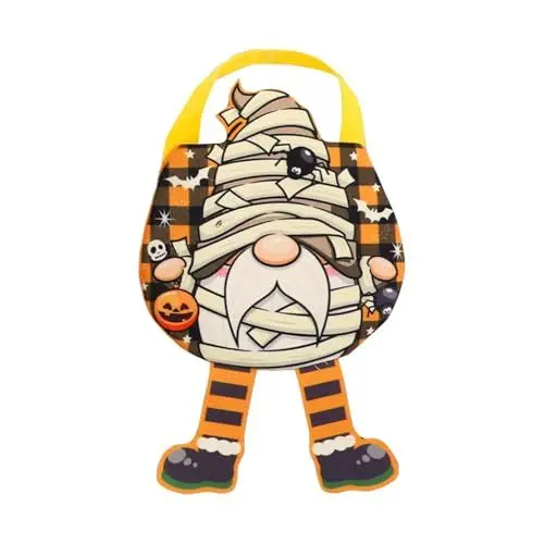 Produktbild: Halloween Tasche Für Süßigkeiten,Halloween Accessoires Halloween Süßigkeitenbeutel Trick or Treat Tasche Tragbare Kürbis Süßigkeitstüte Wiederverwendbar Für Halloween Maskerade Und Andere Mottopartys
