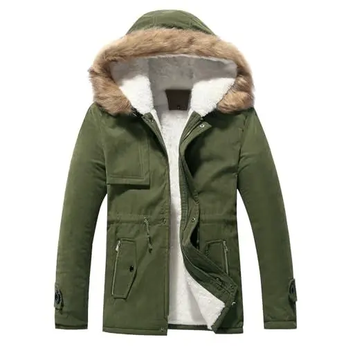 Produktbild: black friday halloween mantel fahrradjacke herren winter herren-jacken übergang urban classic jacke herren fleecejacke herren schwarz pea coat herren winterjacke jungen 164 fahrradjacke herren