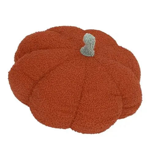 Produktbild: Halloween-Kürbis-Wurfkissen, weiche Plüschkürbisse, gefülltes Kissen, Mehrzweck-Dekokissen, Kürbis-Wurfdekoration für Thanksgiving, Halloween, Zuhause, Wohnzimmer,Schlafzimmer (Dunkelbraun)