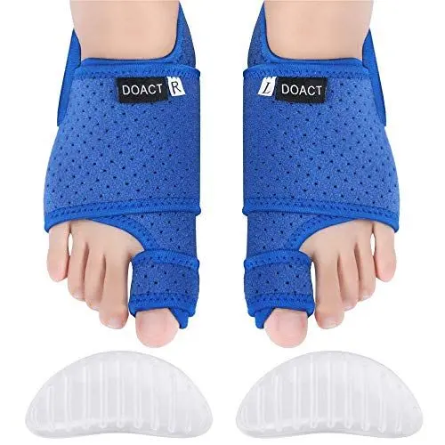 Produktbild: Hallux Valgus Korrektur, Hallux Valgus Schienen, Zehenspreizer mit Gel Arch Support für Damen und Herren, Big Toe Glätteisen Bunion Splint für Überlappende Zehe, Flacher Fuß,