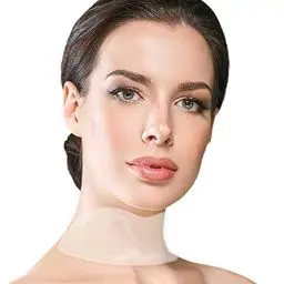 Produktbild: Hals Antifalten Pads - Anti-Aging Feuchtigkeitsspendende Straffende Haut-Safe Silikon Hautpflege Schönheit Patches - über Nacht wiederverwendbar Feine Linie Prävention & Lift Colleté (1-mo Supply)