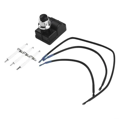 Produktbild: Halten Sie Ihren PitBoss Grill in Top-Form, Ersatzteile für PitBoss 4-in-1-Grill, Druckknopf-Zündsystem, inklusive 3 Drähte und 3 Elektrodenzünder