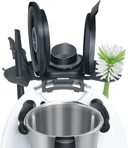 Produktbild: Halter für Thermomix TM6 Zubehör Veranstalter Halter, für Platzierung von Deckel/Spatel/Rührstäbchen/Reinigungsbürste Multifunktionaler Ständer