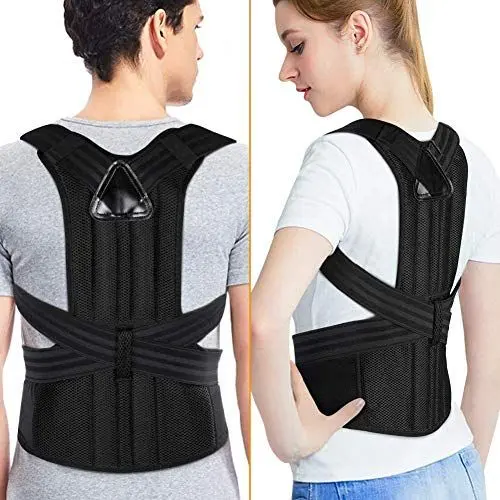 Produktbild: Haltungskorrektur, Verstellbare Geradehalter zur Rückentrainer Schulter Rückenstütze Geradehalter Schulter ideal für Nacken, Rücken und Schulterschmerzen für Damen und Herren (XL)
