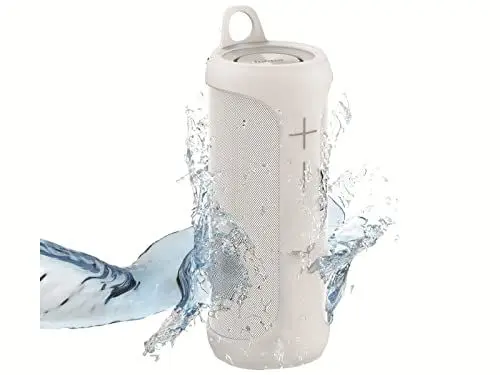 Produktbild: Hama 2in1 Bluetooth Lautsprecher Twin 2.0 wasserdicht (Teilbare, tragbare Bluetooth Box, Mono/Stereo Speaker mit 20W, Musikbox wasserdicht nach IPX7, Aux, 6h Spielzeit, True Wireless Stereo) weiß