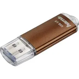 Produktbild: Hama 32GB USB-Stick USB 3.0 Datenstick (70 MB/s Datentransfer, USB-Stick mit Öse zur Befestigung am Schlüsselring, Speicherstick, Memory Stick mit Verschlusskappe, z. B. für Windows/MacBook) bronze