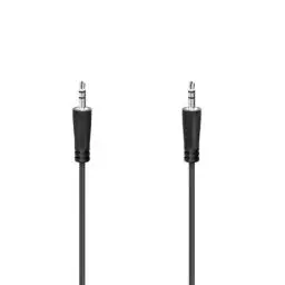 Produktbild: Hama Audio-Kabel, 3,5-mm-Klinken-St. - 3,5-mm-Klinken-St., Stereo, 1,5 m schwarz