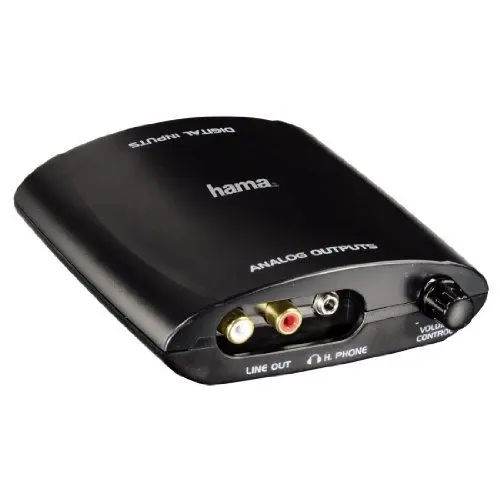 Produktbild: Hama Audio-Konverter AC82 digital auf analog, Schwarz
