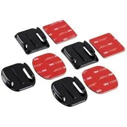 Produktbild: Hama Befestigungsplatten-Set für GoPro Kamera, 4-Teilig, schwarz