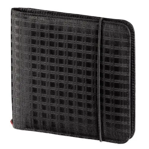 Produktbild: Hama Business Organizer Tasche (zur Aufbewahrung von 24 CDs / DVDs / Blu-Rays, 6 Speicherkartenfächer) schwarz