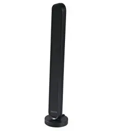 Produktbild: Hama DAB-Zimmerantenne für Radio (DAB, DAB+, UKW, digitale Innenantenne mit Verstärker, aktive Stabantenne mit F-Stecker, 1,4m Kabel) schwarz