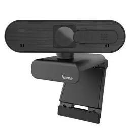 Produktbild: Hama Externe Kamera für Laptop (Webcam mit Mikrofon Kamera PC mit 1080p Full HD Webcam TV Autofokus, PS5 Kamera Webcam Macbook 360 Grad schwenkbar, Kamera-Abdeckung, 1/4 Zoll Gewinde für Stative)