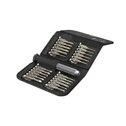 Produktbild: Hama Feinmechaniker Schraubendreher Set Mini (u.a. Kreuzschlitz, Schlitz, Torx Reparatur-Set magnetisch für Brille, Uhr, Laptop, Tablet, Handy, Kamera, Modellbau) Screwdriver, Werkzeugset 25-teilig