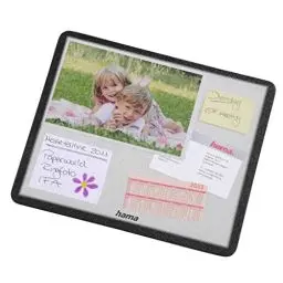 Produktbild: Hama Foto-Mauspad zum Selbstgestalten (mit Fotos, Bildern oder Postkarten, 23 x 19,5 cm) transparent