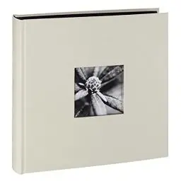 Produktbild: Hama Fotoalbum Jumbo (Fotobuch mit 100 schwarzen Seiten, Hochzeitsalbum für 400 Fotos, Gästebuch zum Selbstgestalten und Einkleben) weiß Fine Art 28 x 28.5 cm