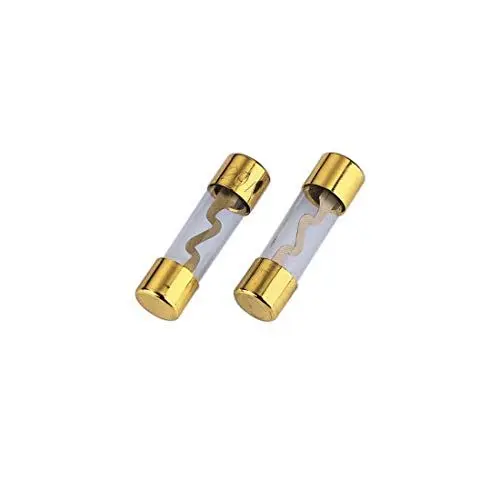 Produktbild: Hama Glassicherungen (2 Stück, KFZ Feinsicherung, 10 x 38mm, 40A) vergoldet
