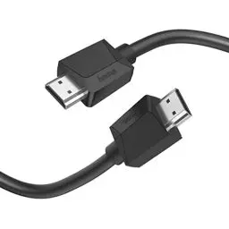 Produktbild: Hama HDMI Kabel 1,5m lang Ultra HD 4k (High Speed HDMI Cable HDR, HEC, ARC, Monitorkabel mit Kunststoffmantel, Verbindung von PC/Notebook mit Monitor, TV, Beamer, Playstation, XBOX)