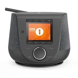Produktbild: Hama Internetradio mit Digitalradio-Empfang & Handy-Ladefunktion, Smart Radio DIR3200SBT (WLAN/DAB/DAB+/FM, Bluetooth/Spotify Streaming, Stationstasten, Radio-Wecker, UNDOK-App) Mini Internet Radio