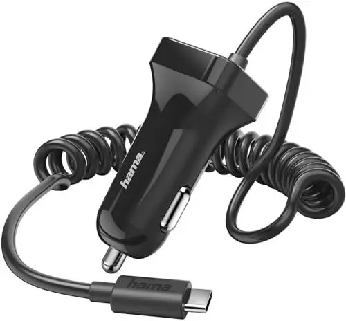 Produktbild: Hama 00201609 Auto-Ladegerät mit USB-C-A
