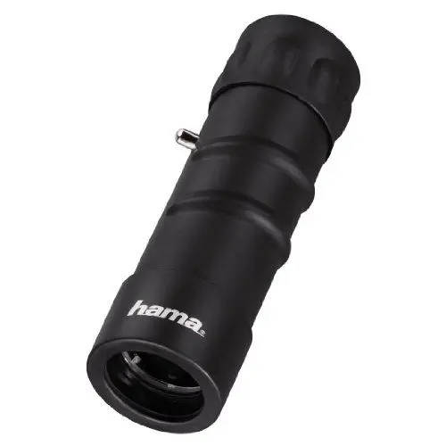 Produktbild: Hama Kompaktes Monokular für scharfe Weitsicht, 10-Fach Vergrößerung, Objektivdurchmesser 25 mm, Optec, Schwarz