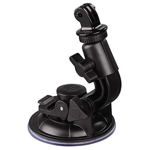 Produktbild: Hama Leichtes Saugstativ mit 3D-Kugelkopf für GoPro-Actioncams, Schwarz, 00004356, 9-15 cm
