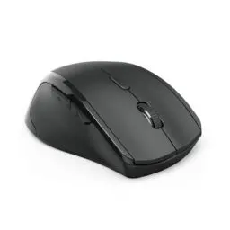 Produktbild: Hama Maus kabellos für Linkshänder ergonomisch (Linkshänder-Maus ohne Kabel, Wireless Funkmaus, USB Empfänger, vertikal, 800-1600 dpi, 3 Tasten inkl. Browser-Tasten, 2,4 GHz) schwarz