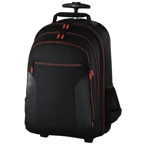 Produktbild: Hama Miami Trolley Case schwarz, rot – universal (Trolley Case, Schutzhülle, des Laptopfach, schwarz, rot)