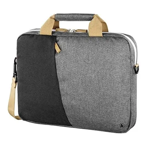 Produktbild: Hama Notebooktasche Florenz, bis 44 cm (17,3 Zoll), schwarz/grau