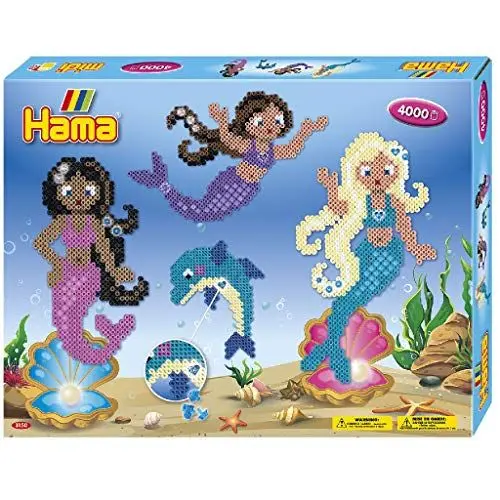 Produktbild: Hama Bügelperlen Meerjungfrau 4000 Stück Geschenkpackung