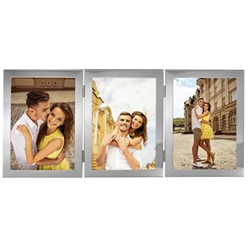 Produktbild: Hama Portrait Bilderrahmen Laval (Fotogröße 3x 10 x 15 cm), silber