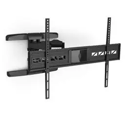 Produktbild: Hama Premium TV Wandhalterung für große Fernseher 47 bis 90 Zoll (119 - 229 cm, VESA bis 800 x 600, vollbeweglich, neigbar, schwenkbar, extrem belastbar, Schwingungsdämpfer für klaren Sound) schwarz