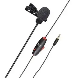Produktbild: Hama Smart Ansteck Sprach-Mikrofon Übertragungsart:Kabelgebunden inkl. Klammer, inkl. Tasche, inkl.