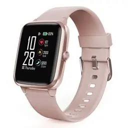 Produktbild: Hama Smartwatch 5910, GPS, wasserdicht (Fitnesstracker für Herzfrequenz/Kalorien, Sportuhr mit Schrittzähler, Schlafmonitor, Musiksteuerung, Fitness Armband für Damen, 6 Tage Akkulaufzeit) Rosé