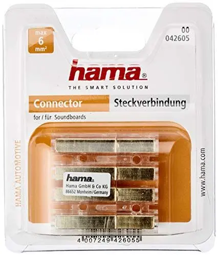 Produktbild: Hama Soundboard-Steckverbindung 4-pol., 00042605, Transparent