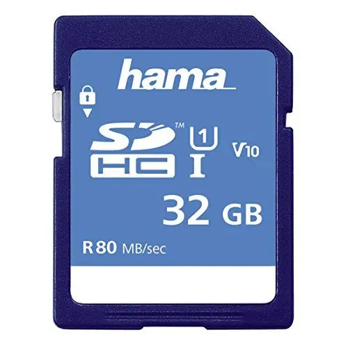 Produktbild: Hama SDHC 32GB Class 10 UHS-I 80MB/s Speicherkarte